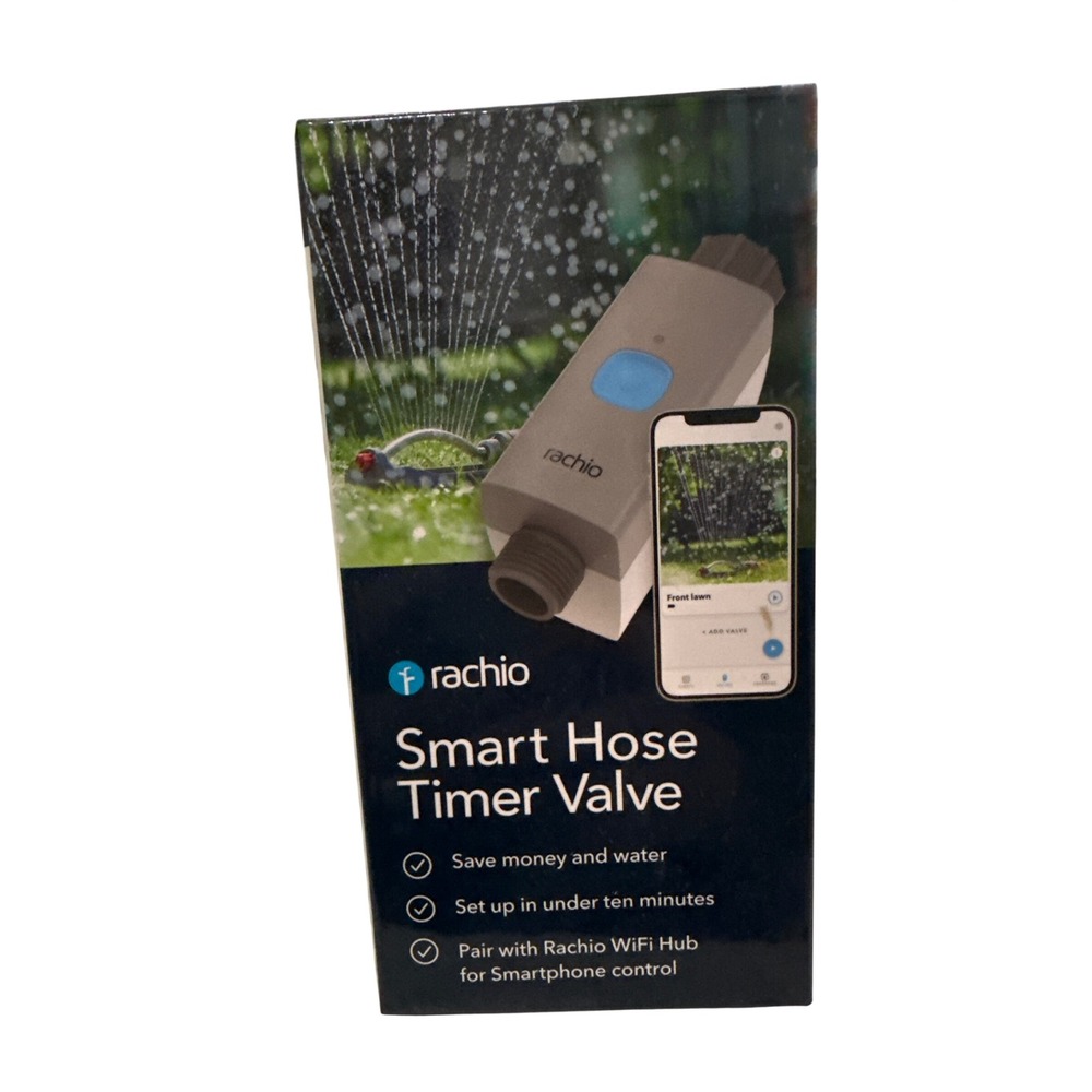 Rachio Smart Hose Timer Valve WiFi App Controlled Outdoor Watering SHV01001